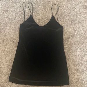 Black Velvet slip dress